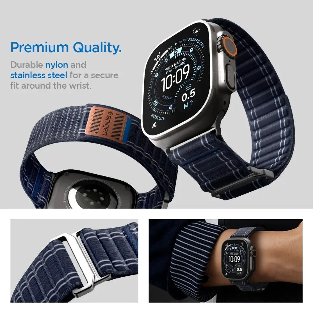 Spigen WBF0 Watch Strap compatible with Apple Watch (49mm / 46mm / 45mm / 44mm / 42mm) Watch Band