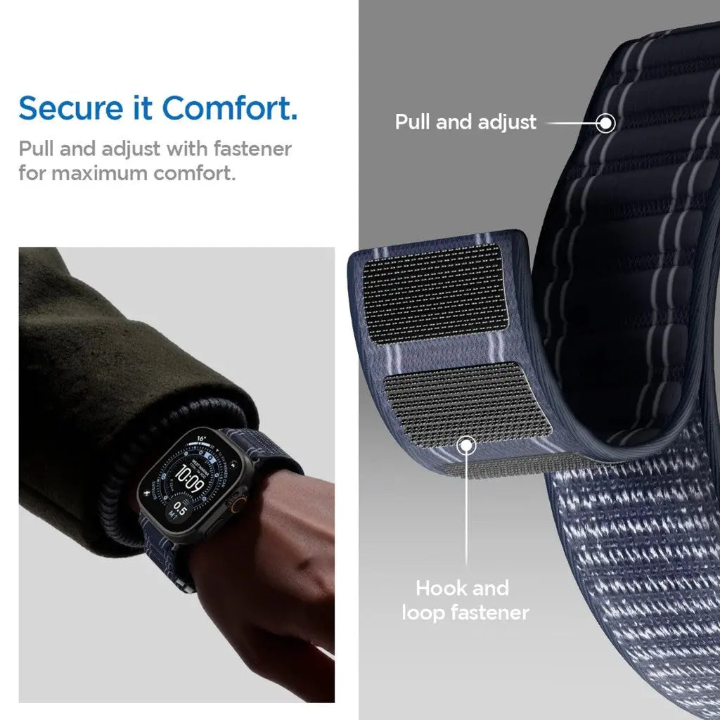 Spigen WBF0 Watch Strap compatible with Apple Watch (49mm / 46mm / 45mm / 44mm / 42mm) Watch Band