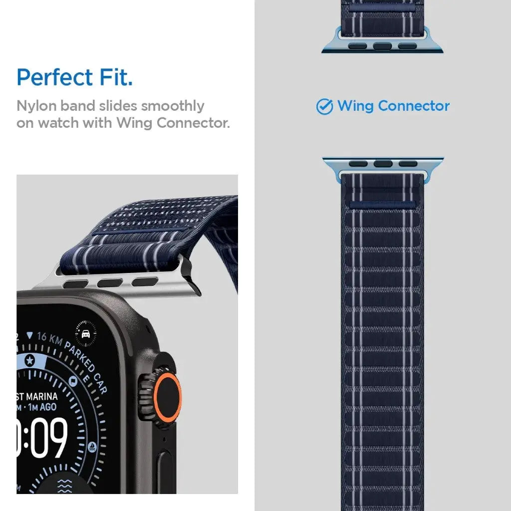 Spigen WBF0 Watch Strap compatible with Apple Watch (49mm / 46mm / 45mm / 44mm / 42mm) Watch Band