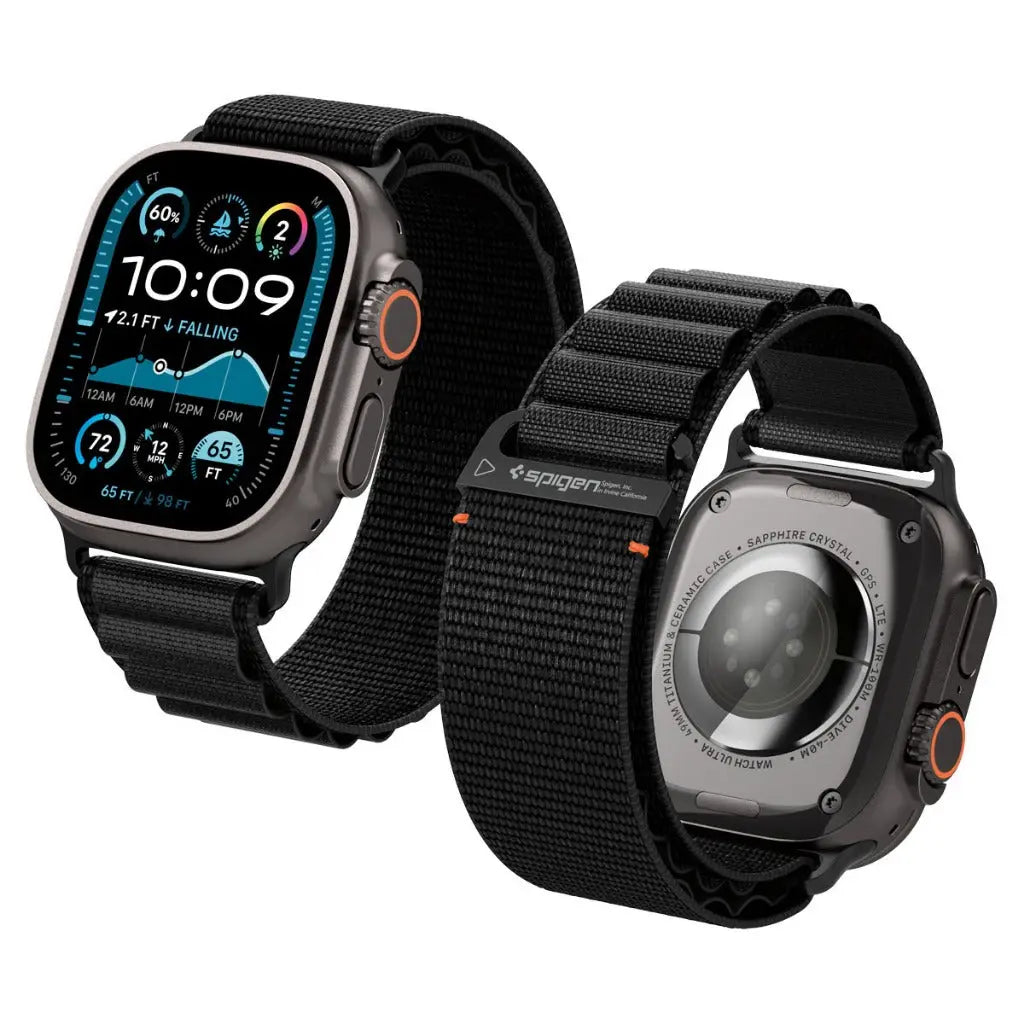 Spigen WBF1 Watch Strap compatible with Apple Watch Series (49mm / 46mm / 45mm / 44mm / 42mm) Watch Band