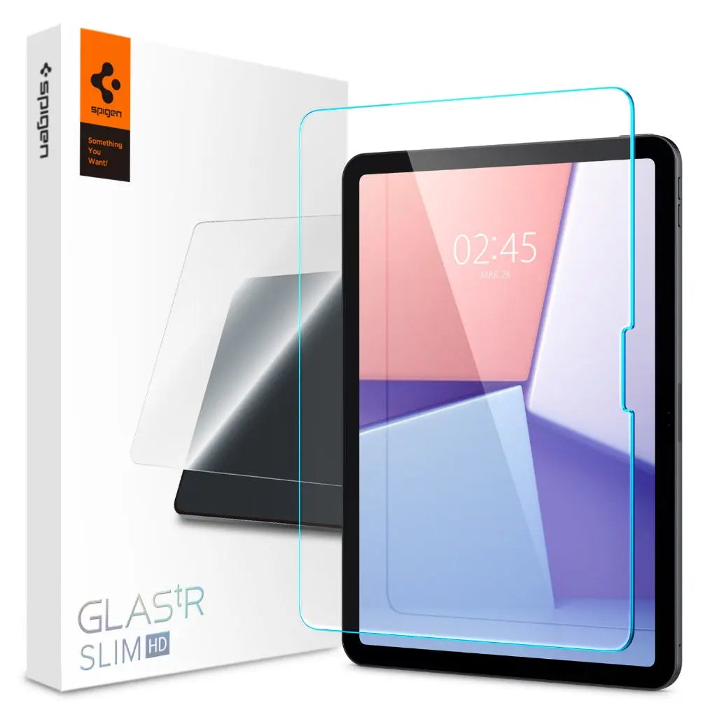 Spigen iPad Air 10.9" (2024) Screen Protector Tempered Glass Glas tR Slim HD (1Pack) For iPad Air 10.9" with 9H Defense