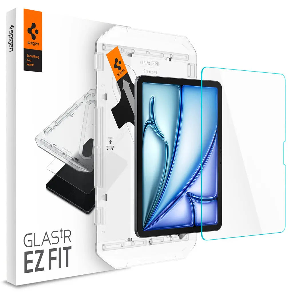 Spigen iPad Air 11" (2024) Glas.tR EZ Fit Screen Protector iPad Air 11" M2 (2024) Tempered Glass Auto Alignment Tray