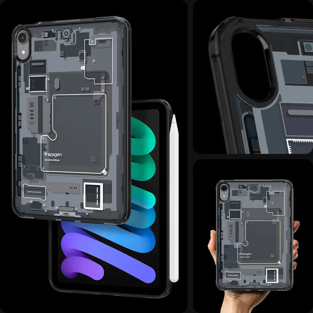 Spigen iPad Mini 7 Case (2024) / iPad Mini 6 Cover (2021) Ultra Hybrid Zero One Casing iPad Case
