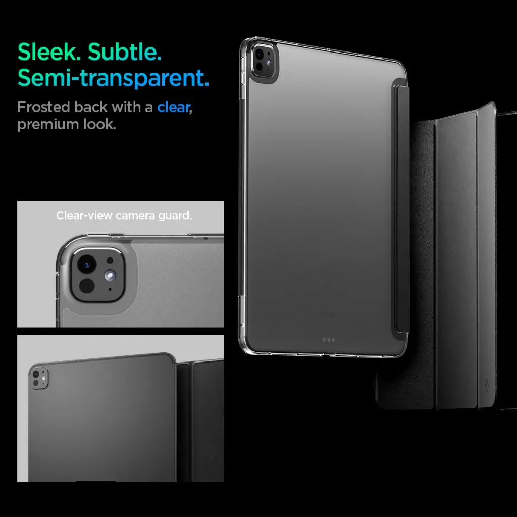 Spigen iPad Pro 11 Case (2024) Liquid Air Folio iPad Pro 11-inch Cover Drop Protection Adjustable Stand iPad Pro Case