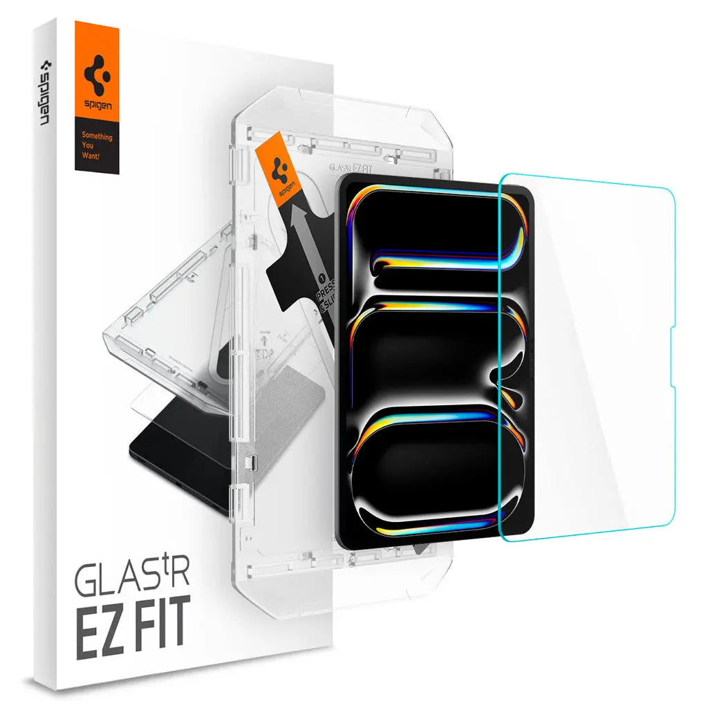 Spigen iPad Pro 11" (2024) Glas.tR EZ Fit Screen Protector iPad Pro 11" M4 (2024) Tempered Glass Auto Alignment Tray