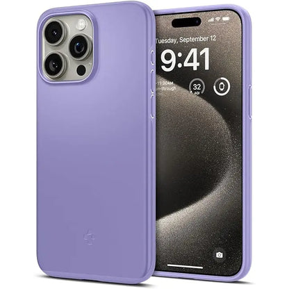 Spigen iPhone 15 Pro Max Case 6.7" Thin Fit Upgraded Protection and All Around Slim Coverage Casing iPhone Cover 2023