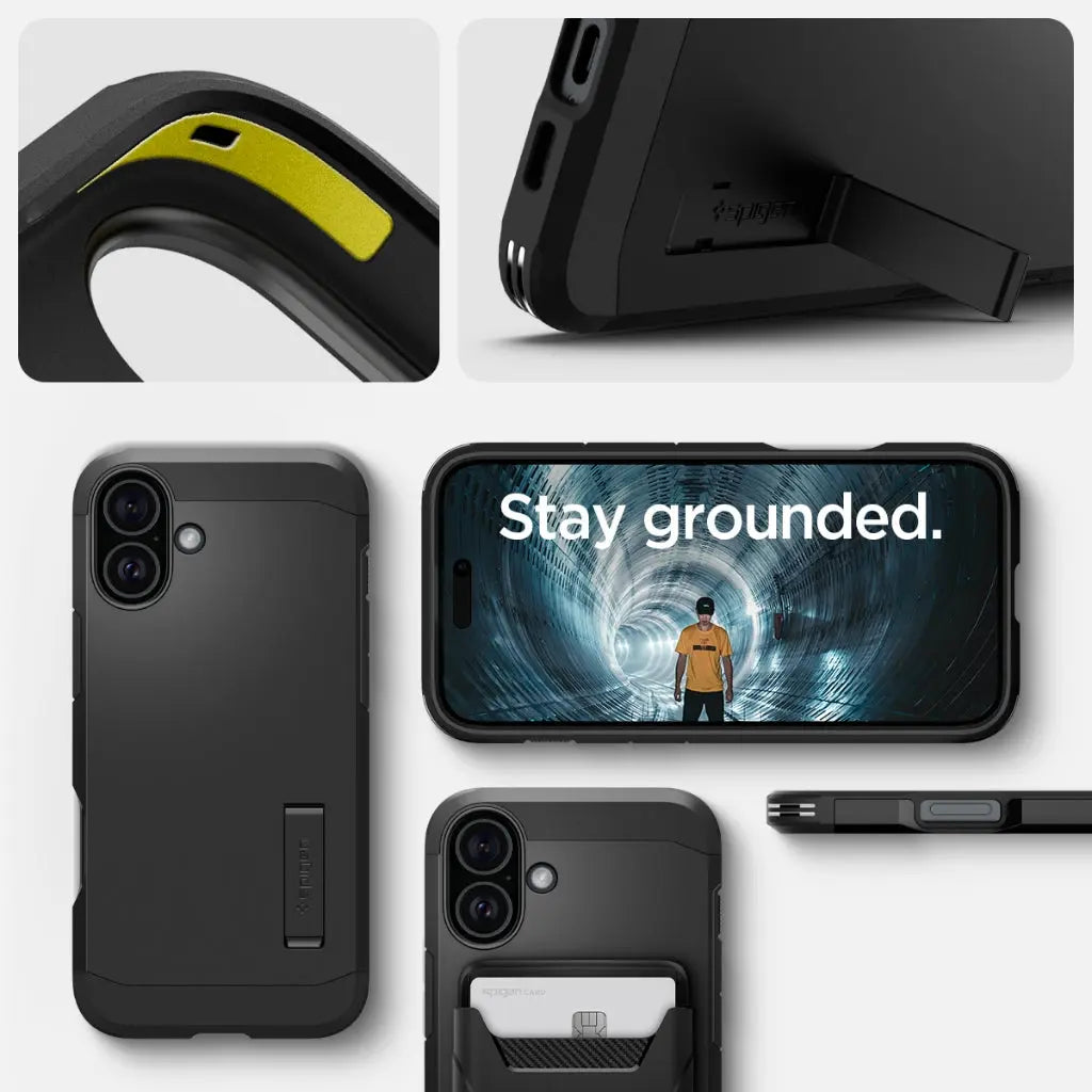 Spigen iPhone 16 Case 6.1" Tough Armor Magfit Casing Magnetic Phone Case Extreme Protection iPhone Cover