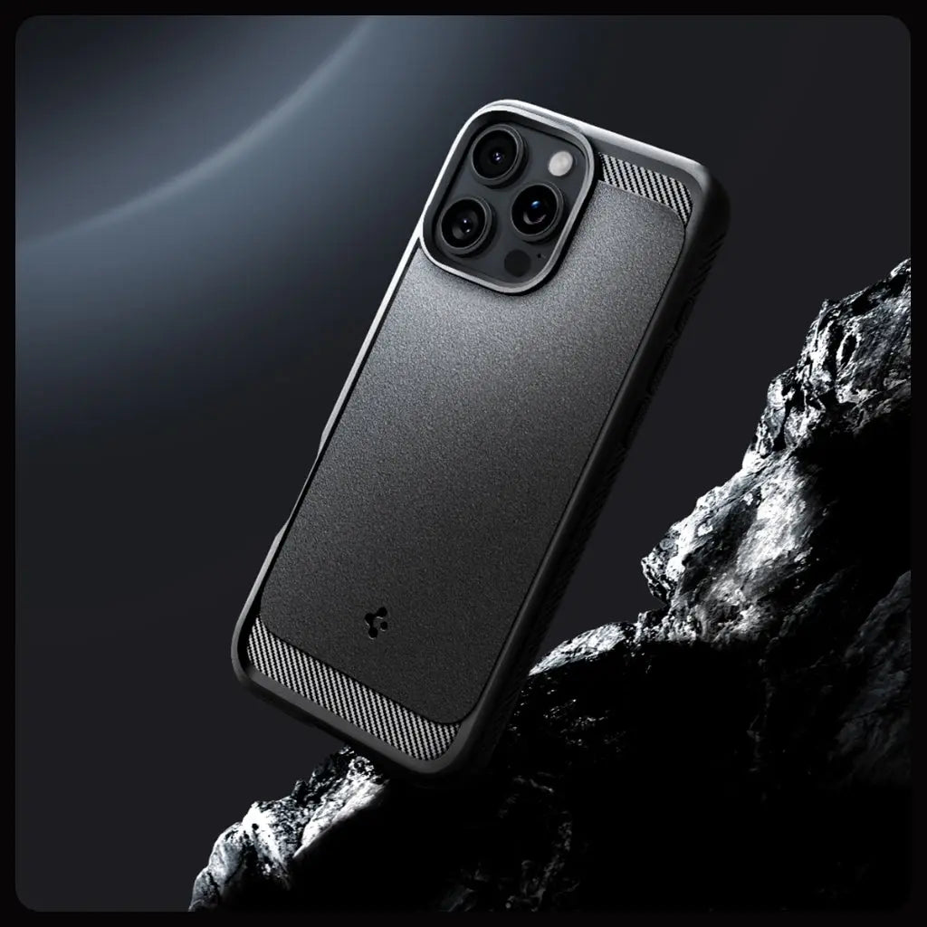 Spigen iPhone 16 Pro Case 6.3" Rugged Armor MagFit Magnetic Phone Case Magnetic Casing Protective iPhone Cover 2024