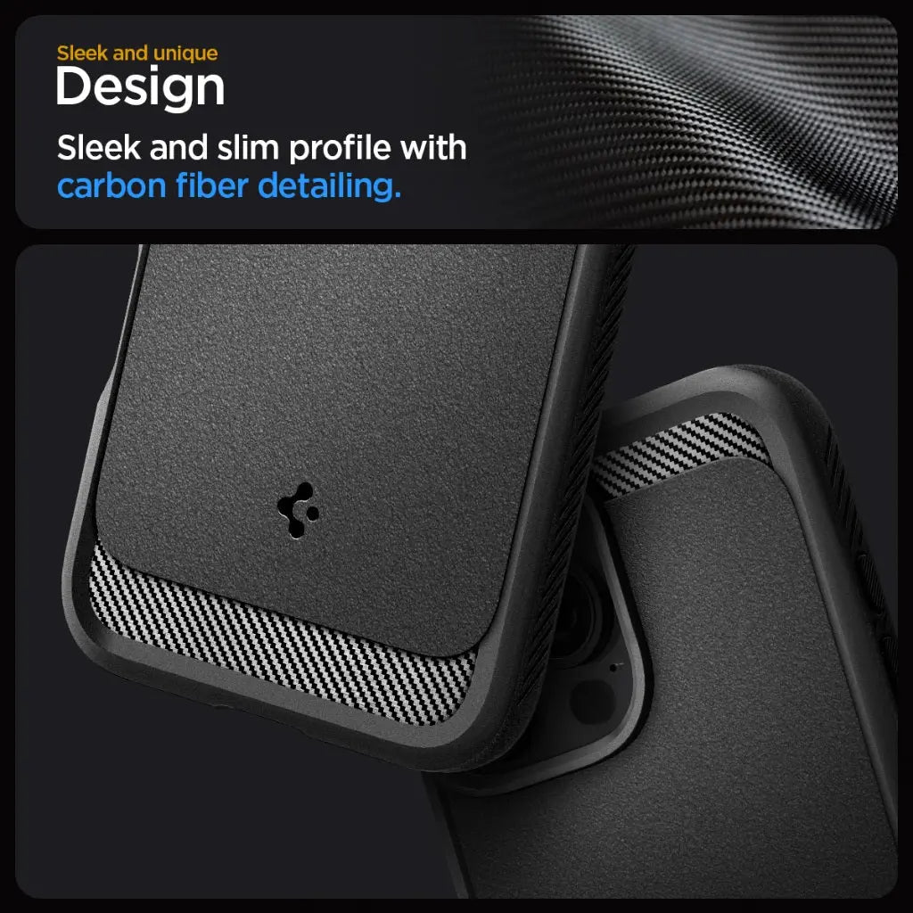 Spigen iPhone 16 Pro Case 6.3" Rugged Armor MagFit Magnetic Phone Case Magnetic Casing Protective iPhone Cover 2024