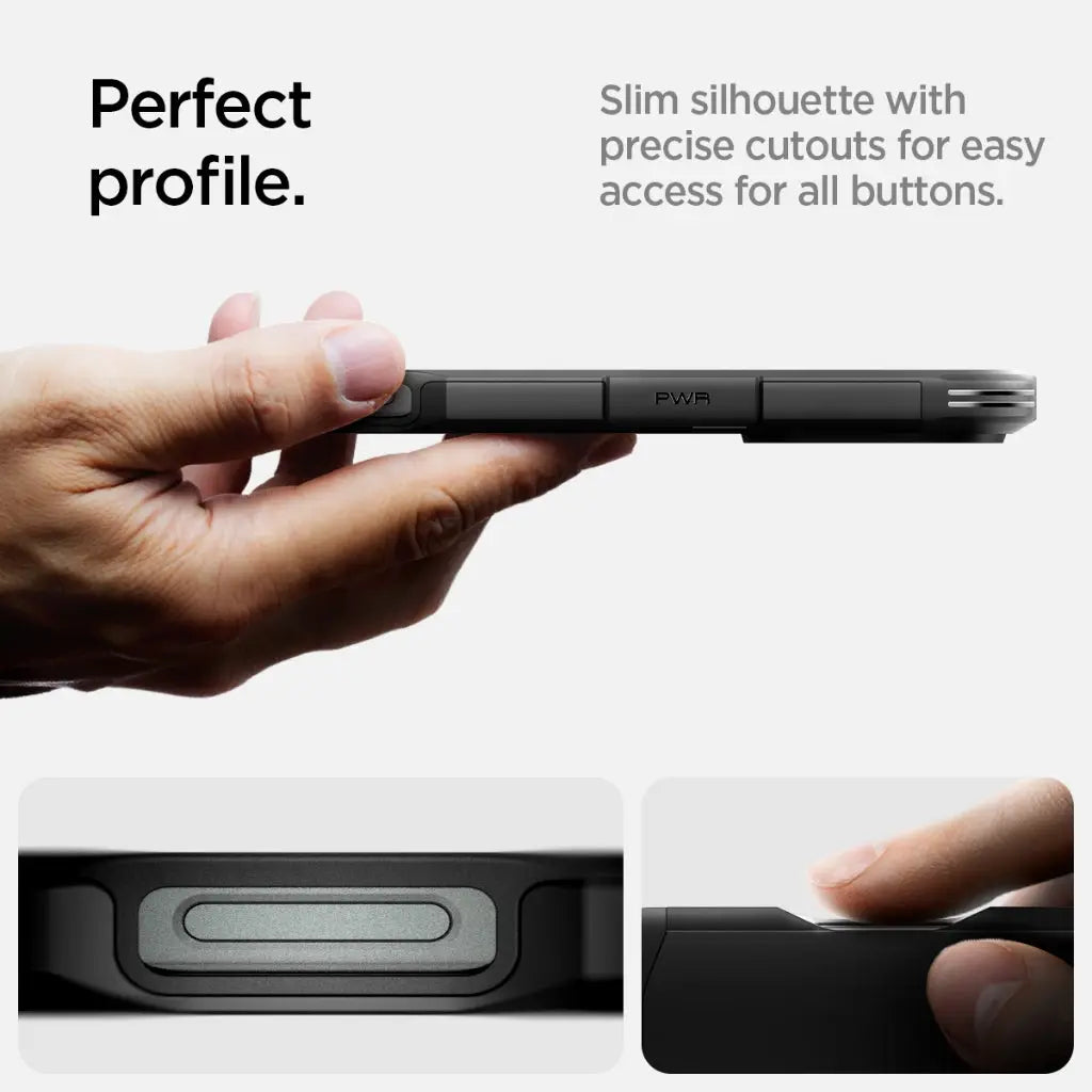 Spigen iPhone 16 Pro Case 6.3" Tough Armor MagFit Casing Magnetic Phone Case Extreme Protection iPhone Cover