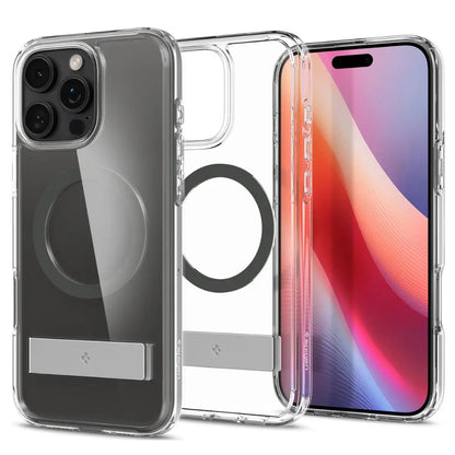 Spigen iPhone 16 Pro Case 6.3" Ultra Hybrid S MagFit Magnetic Phone Case Phone Stand iPhone Case iPhone Cover