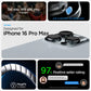 Spigen iPhone 16 Pro Max Case 6.9" Tough Armor MagFit Frost Black Magnetic Phone Case Extreme Protection iPhone Case