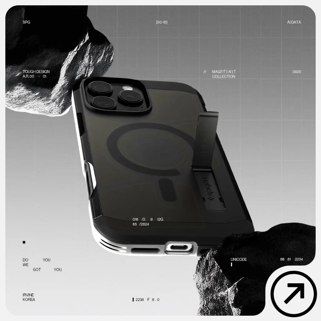 Spigen iPhone 16 Pro Max Case 6.9" Tough Armor T AI Magfit Frost Camera Control Button Cover Magnetic Phone Case