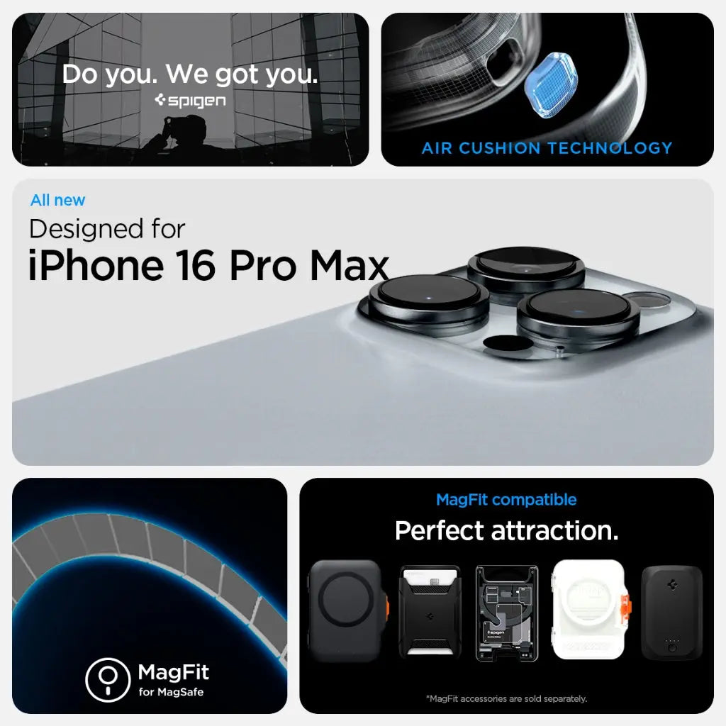 Spigen iPhone 16 Pro Max Case 6.9" Ultra Hybrid Zero One MagFit Magnetic Phone Case iPhone Case iPhone Cover