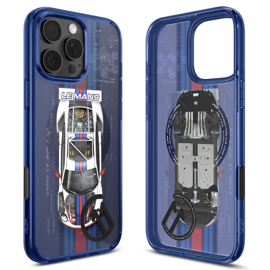 Spigen iPhone 16 Pro Max Case 6.9" c11 Le Mans Magfit 3D Spatial Effect Camera Button Cover MagSafe Case iPhone Case