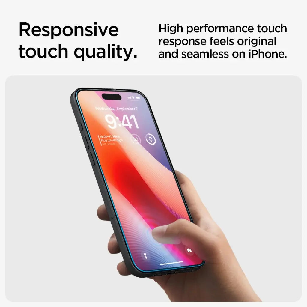 Spigen iPhone 16 Screen Protector 6.1" Glas.tR Slim HD iPhone 16 Tempered Glass iPhone 6.1" Tempered Glass