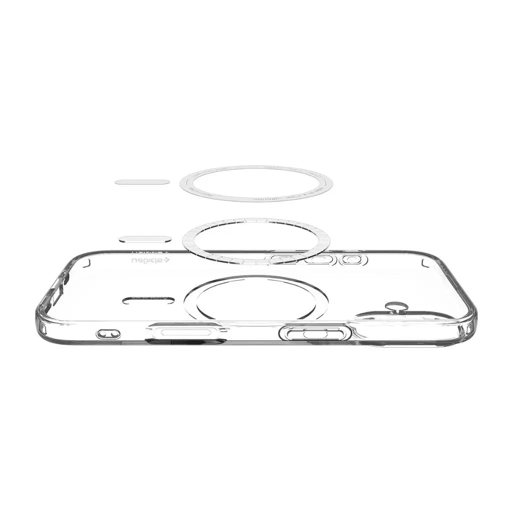 Spigen iPhone 17 Case 6.3" Liquid Crystal MagFit Magnetic Phone Case Clear Case iPhone 17 Cover Lightweight iPhone Case