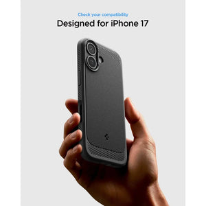 Spigen iPhone 17 Case 6.3" Rugged Armor Magfit Magnetic Phone Case Magnetic Case Protective iPhone 17 Cover 2025