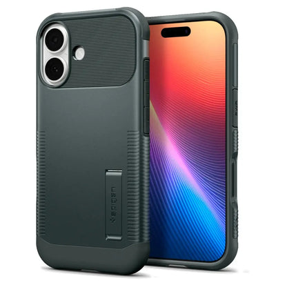 Spigen iPhone 17 Case 6.3" Slim Armor MagFit Magnetic Phone Case with Kickstand iPhone Case iPhone Cover