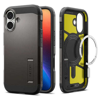 Spigen iPhone 17 Case 6.3" Tough Armor T AI Magfit Magnetic Phone Case Camera Control Button Cover Magnetic Case