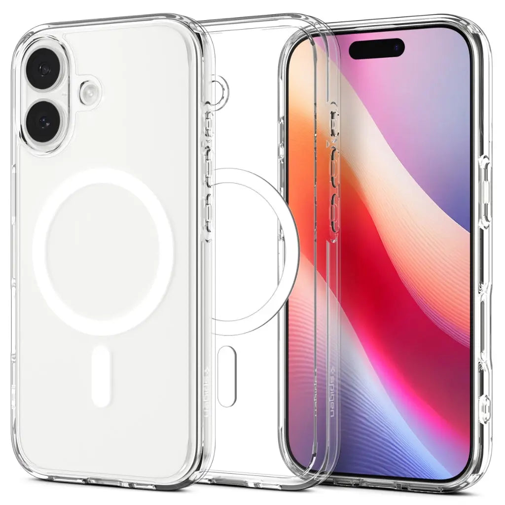 Spigen iPhone 17 Case 6.3" Ultra Hybrid Magfit Clear Case Magnetic Phone Case Magnetic Case iPhone Case