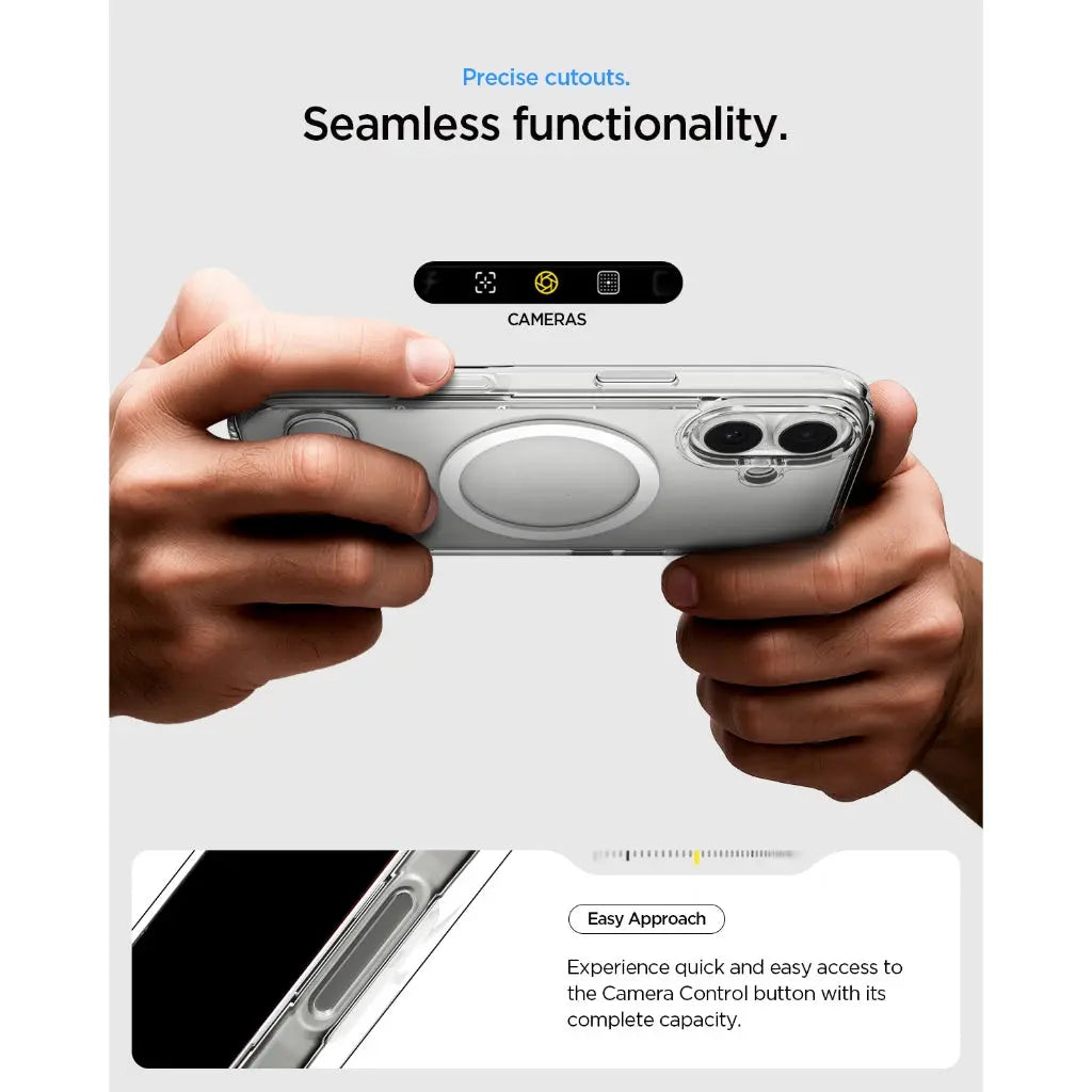 Spigen iPhone 17 Case 6.3" Ultra Hybrid S MagFit Magnetic Phone Case Phone Stand iPhone Case iPhone Cover