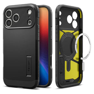 Spigen iPhone 17 Pro Case 6.3" Tough Armor T AI Magfit Magnetic Phone Case Camera Control Button Cover iPhone Case