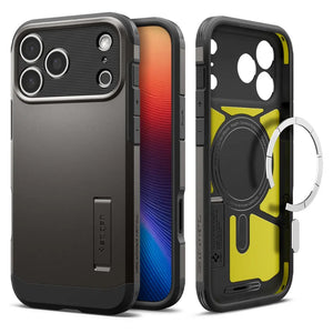 Spigen iPhone 17 Pro Case 6.3" Tough Armor T AI Magfit Magnetic Phone Case Camera Control Button Cover iPhone Case