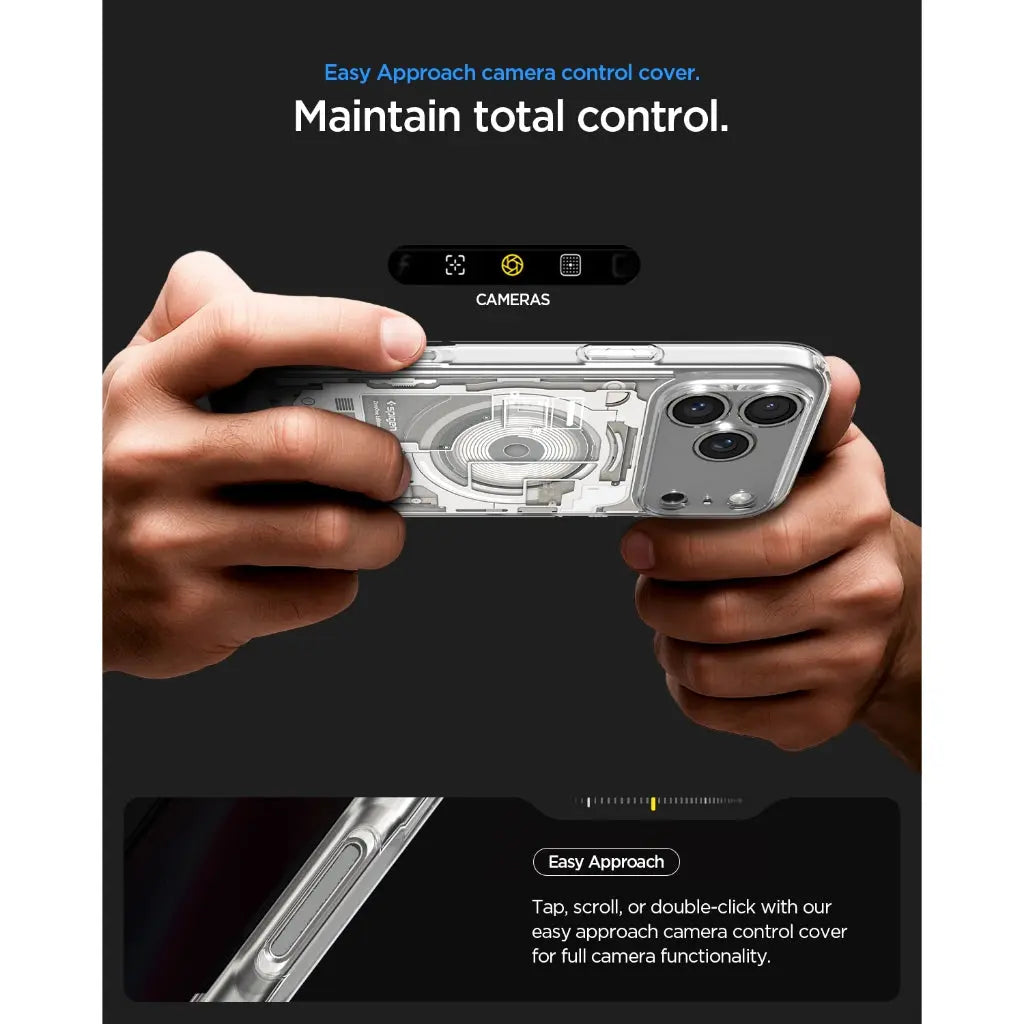Spigen iPhone 17 Pro Case 6.3" Ultra Hybrid Zero One MagFit Magnetic Phone Case iPhone 17 Pro Cover iPhone Case