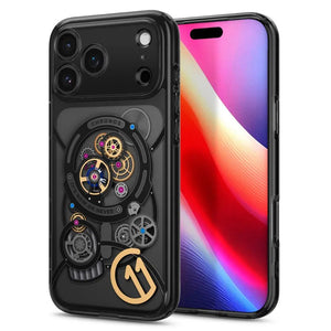 Spigen iPhone 17 Pro Case 6.3" c11 Chronos Magfit 3D Spatial Effect Camera Control Button Cover Magnetic Phone Case
