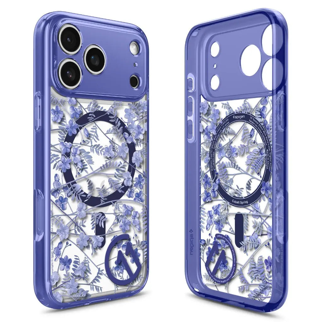 Spigen iPhone 17 Pro Case 6.3" c11  Cobalt Spring Magfit Camera Control Button Magnetic Phone Case