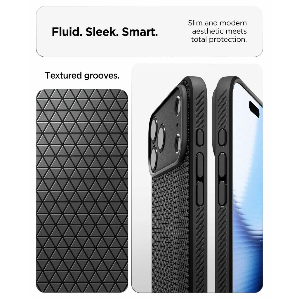 Spigen iPhone 17 Pro Max Case 6.9" Liquid Air iPhone 17 Pro Max Casing Military Grade Drop Protection iPhone Cover