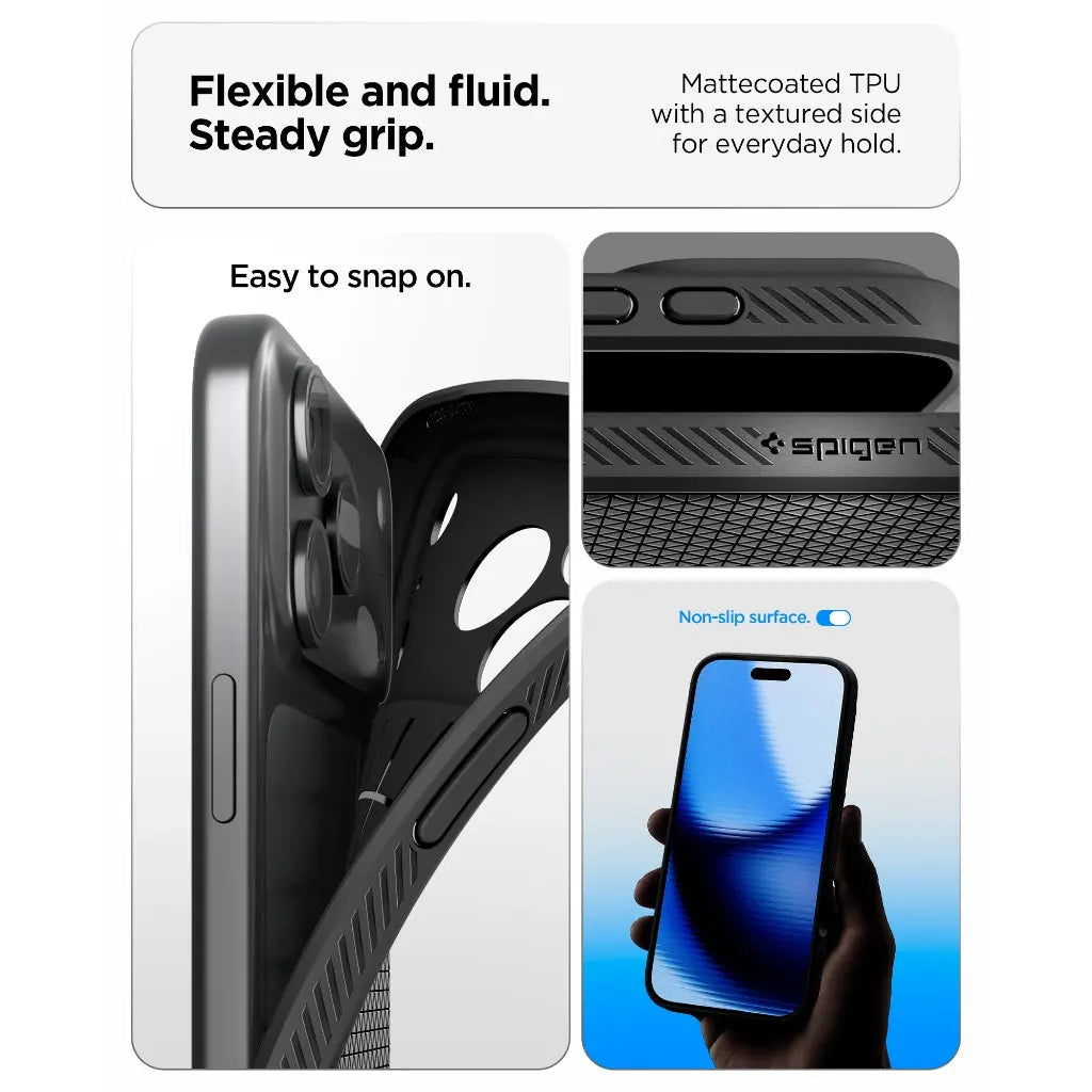 Spigen iPhone 17 Pro Max Case 6.9" Liquid Air iPhone 17 Pro Max Casing Military Grade Drop Protection iPhone Cover