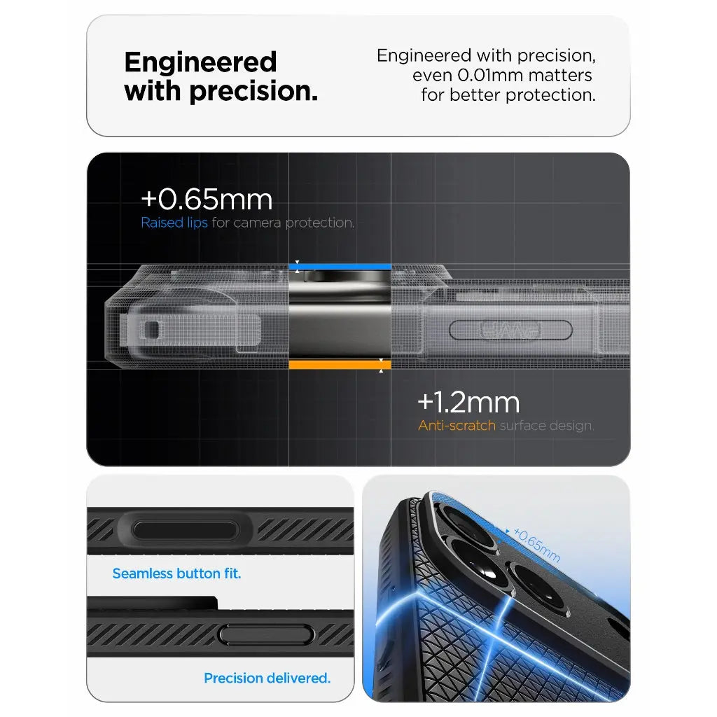 Spigen iPhone 17 Pro Max Case 6.9" Liquid Air iPhone 17 Pro Max Casing Military Grade Drop Protection iPhone Cover
