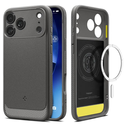 Spigen iPhone 17 Pro Max Case 6.9" Rugged Armor MagFit Magnetic Phone Case iPhone 17 Pro Max Cover iPhone Cover