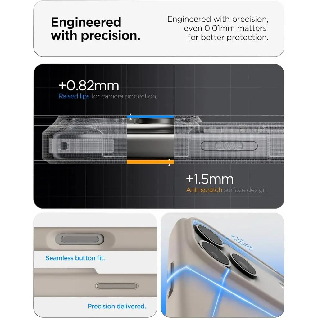 Spigen iPhone 17 Pro Max Case 6.9" Silicone Fit MagFit Magnetic Phone Case iPhone 17 Pro Max Casing