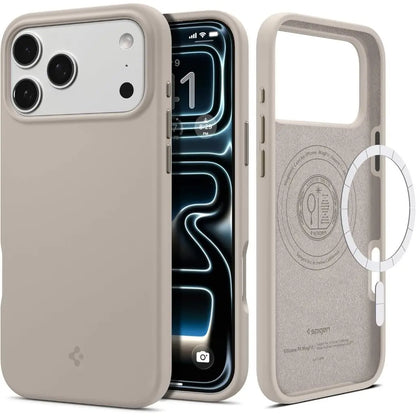 Spigen iPhone 17 Pro Max Case 6.9" Silicone Fit MagFit Magnetic Phone Case iPhone 17 Pro Max Casing