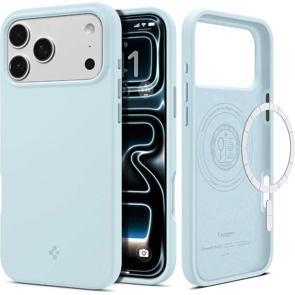 Spigen iPhone 17 Pro Max Case 6.9" Silicone Fit MagFit Magnetic Phone Case iPhone 17 Pro Max Casing