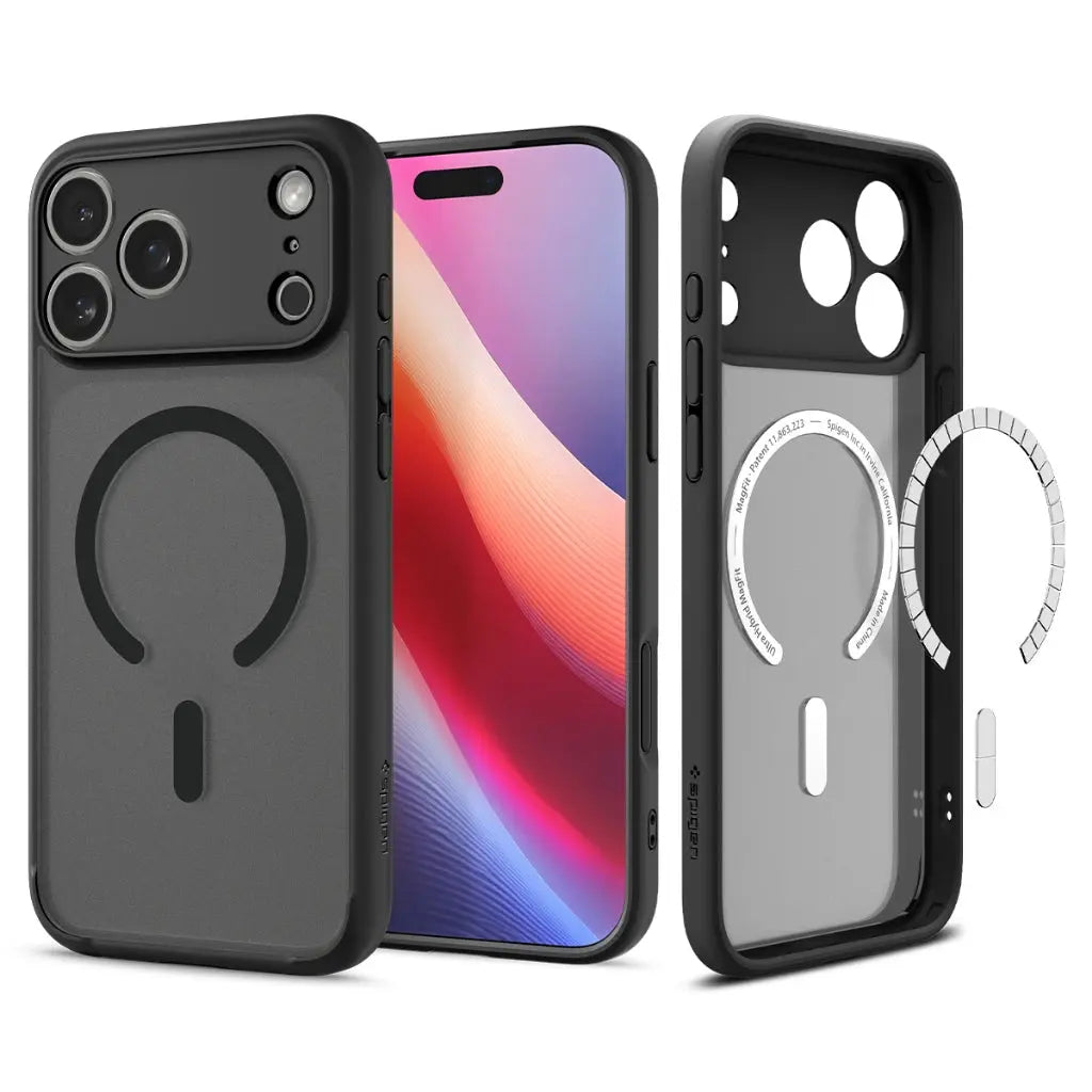Spigen iPhone 17 Pro Max Case 6.9" Ultra Hybrid MagFit Frost Magnetic Phone Case iPhone 17 Pro Max Cover iPhone Case