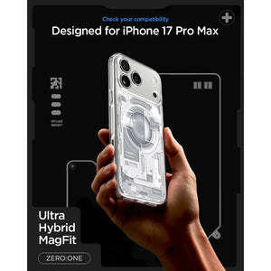 Spigen iPhone 17 Pro Max Case 6.9" Ultra Hybrid Zero One MagFit Magnetic Phone Case iPhone 17 Pro Max Cover iPhone Case