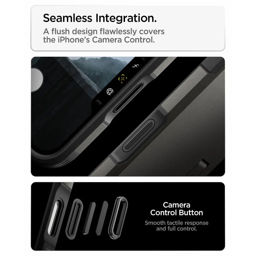 Spigen iPhone 18 Pro Case / iPhone 17 Pro Case 6.3" Tough Armor T AI Magfit Magnetic Case Camera Control Button Cover