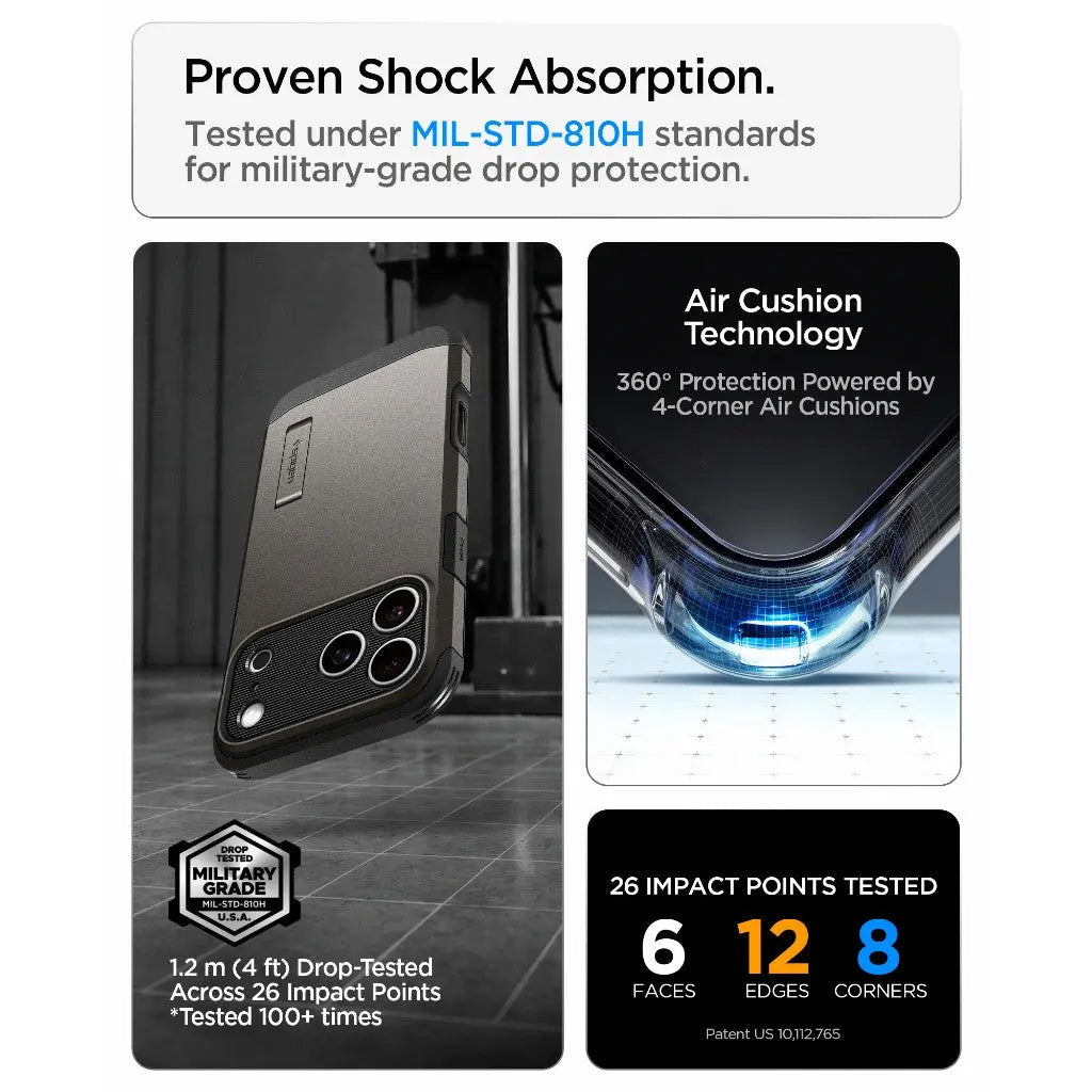 Spigen iPhone 18 Pro Case / iPhone 17 Pro Case 6.3" Tough Armor T AI Magfit Magnetic Case Camera Control Button Cover