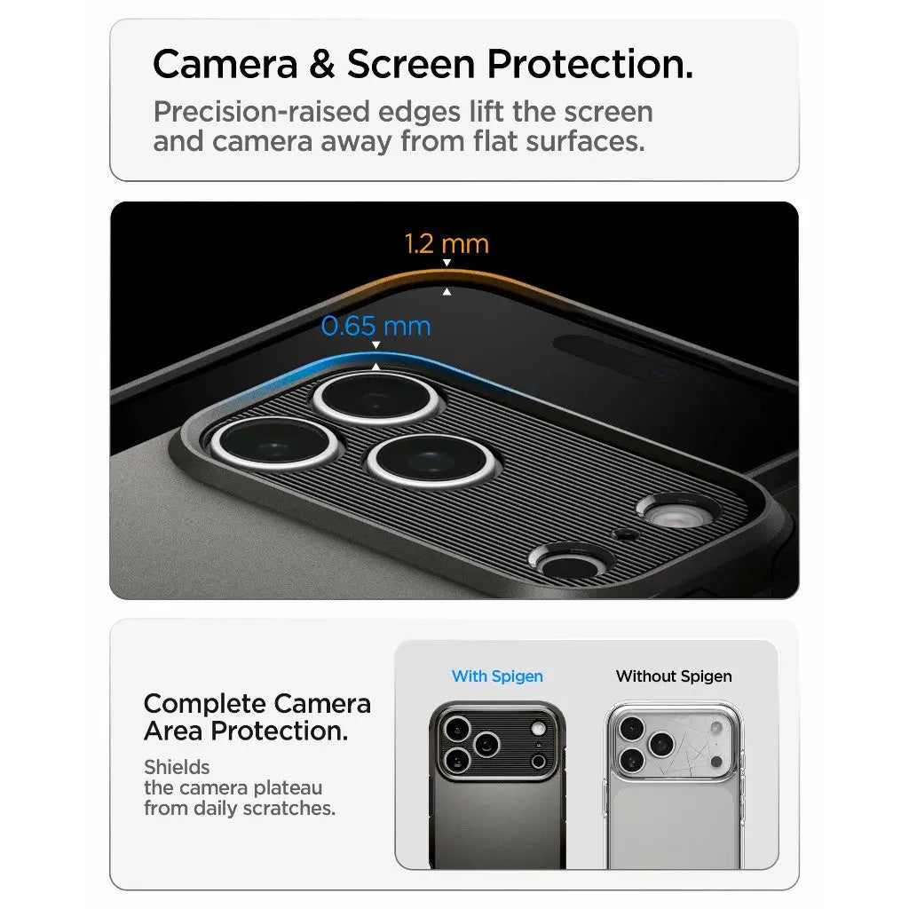 Spigen iPhone 18 Pro Case / iPhone 17 Pro Case 6.3" Tough Armor T AI Magfit Magnetic Case Camera Control Button Cover