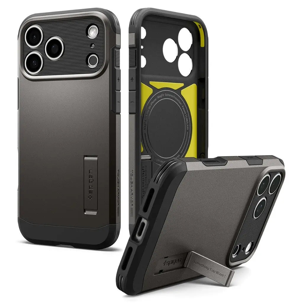 Spigen iPhone 18 Pro Case / iPhone 17 Pro Case 6.3" Tough Armor T AI Magfit Magnetic Case Camera Control Button Cover