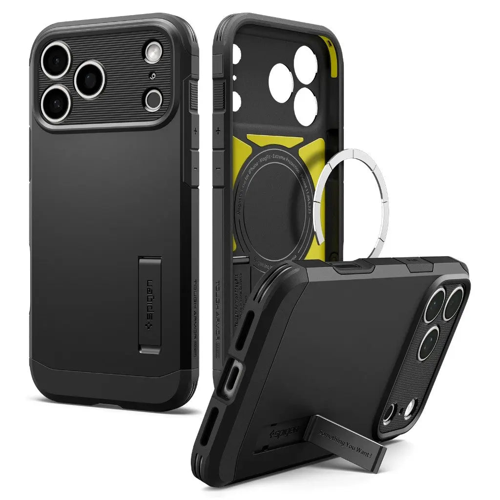 Spigen iPhone 18 Pro Case / iPhone 17 Pro Case 6.3" Tough Armor T AI Magfit Magnetic Case Camera Control Button Cover