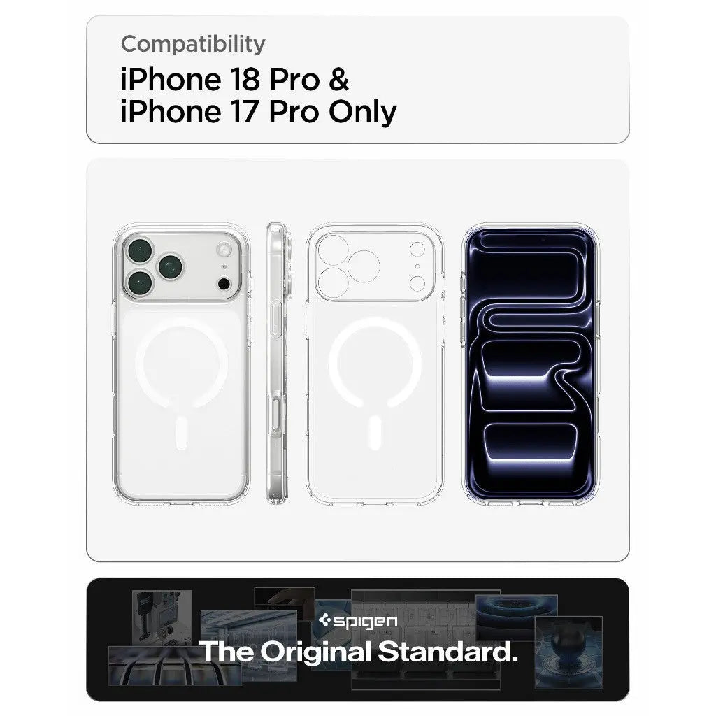 Spigen iPhone 18 Pro Case / iPhone 17 Pro Case 6.3" Ultra Hybrid MagFit Frost Magnetic iPhone 18 Pro Casing