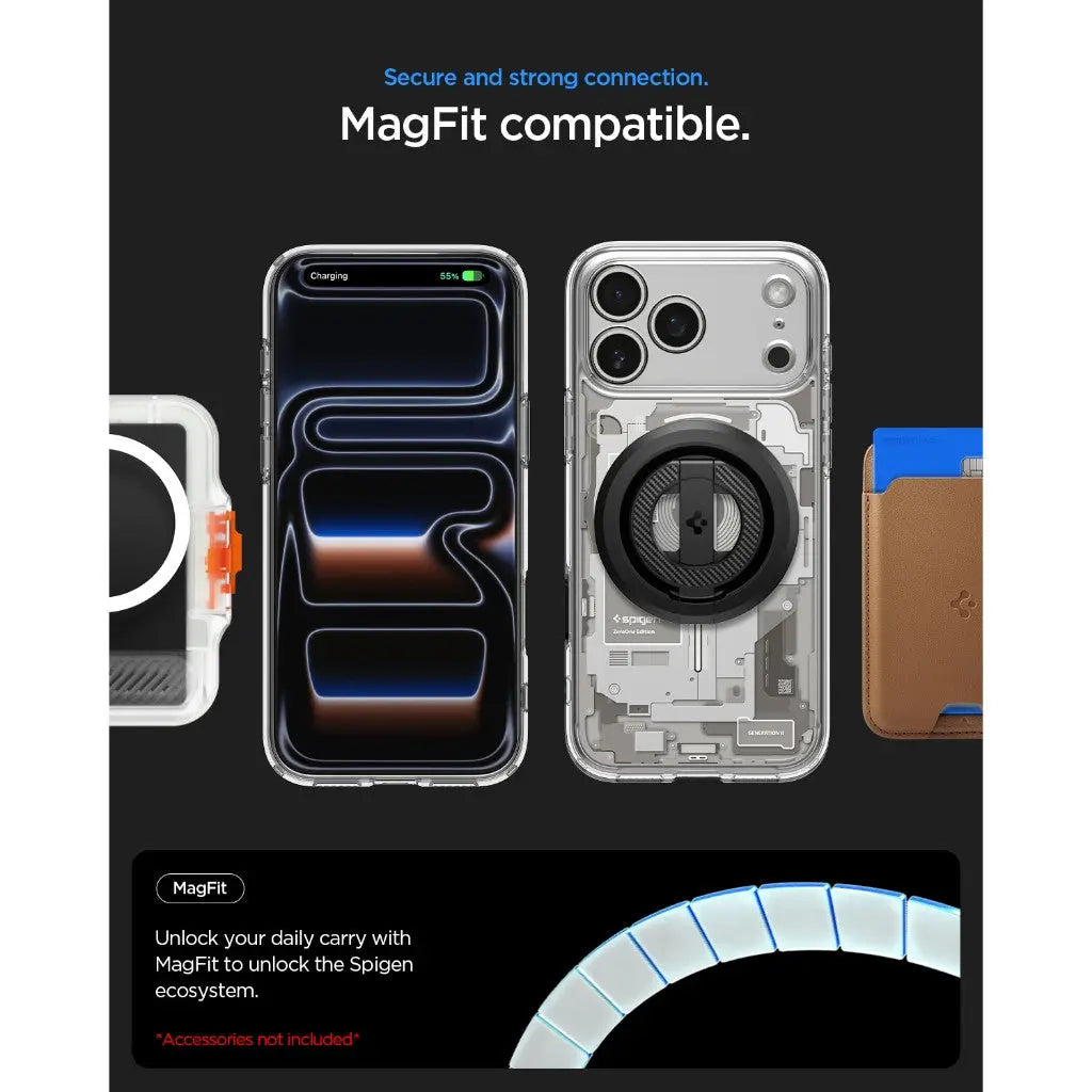 Spigen iPhone 18 Pro Case / iPhone 17 Pro Case 6.3" Ultra Hybrid Zero One MagFit Magnetic Phone Case iPhone 18 Pro Cover