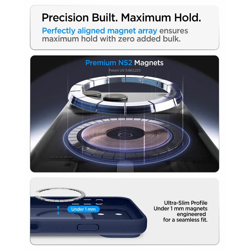 Spigen iPhone 18 Pro Max Case / iPhone 17 Pro Max Case 6.9" Ultra Hybrid MagFit Frost Magnetic Phone Case
