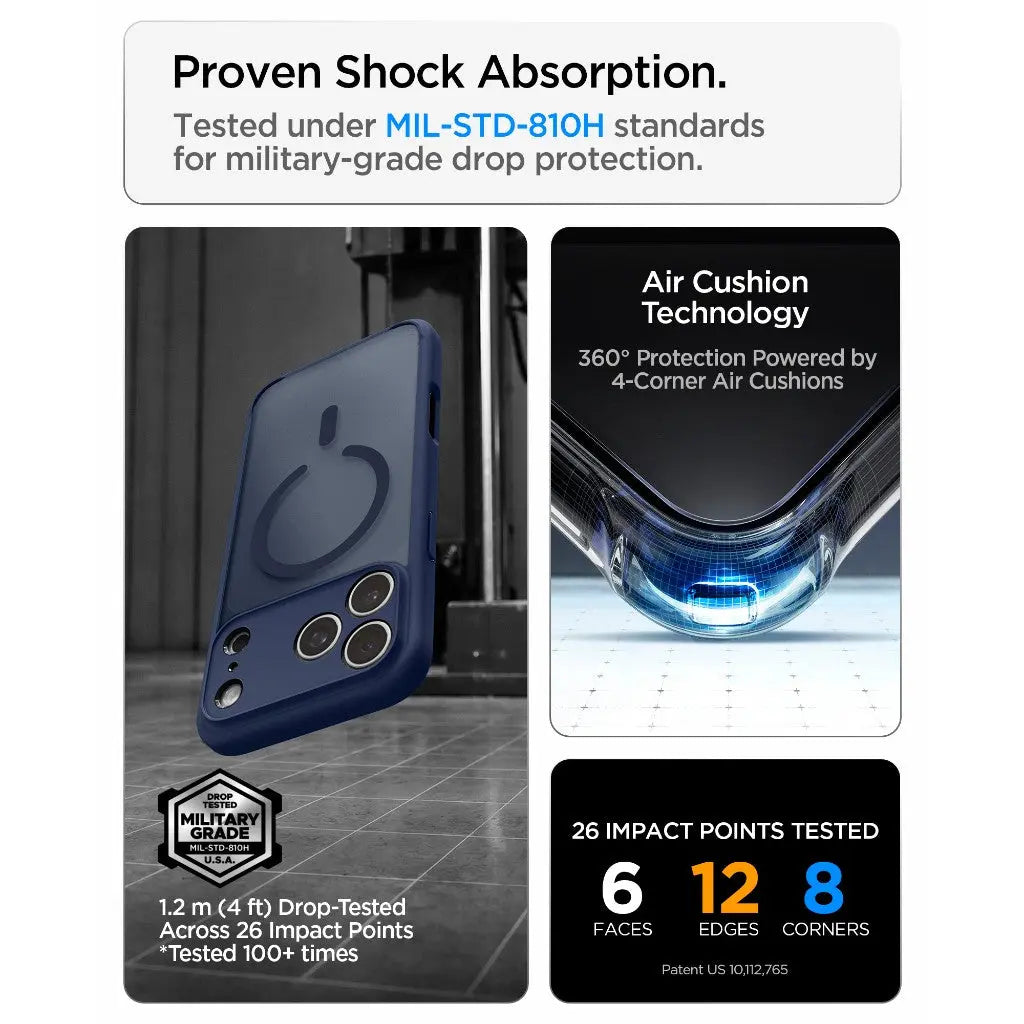 Spigen iPhone 18 Pro Max Case / iPhone 17 Pro Max Case 6.9" Ultra Hybrid MagFit Frost Magnetic Phone Case