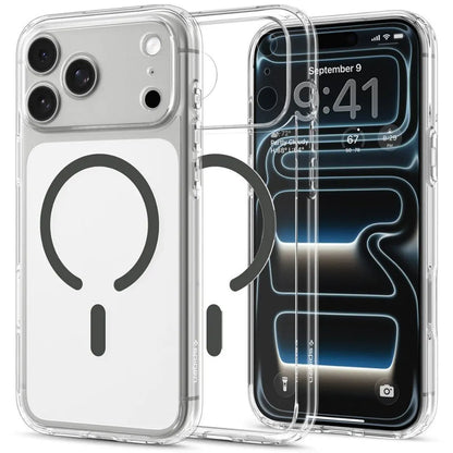 Spigen iPhone 18 Pro Max Case / iPhone 17 Pro Max Case 6.9" Ultra Hybrid MagFit Magnetic Phone Case Clear Case